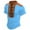 v#298Blue1264, variant on Men'S Tee Classic Color Blocked Drawstring Open Collar Design V Neck Short Sleeve Casual For Workout Comfort Tops,Red,L