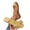 Gold, variant on Women's Butterfly Flat Sandals Slip-On Comfortable Thong Beach Flip Flops Casual Summer Slide Sandals