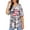 3990-Amercian Flag Star, variant on Womens American Flag Tops 4x Plus Size Raglan Tees 4th of July Tops Short Sleeve Tees Red Striped Shirts Basic V-Neck Patriotic Tunics Casual Blouses 4XL 24W 26W