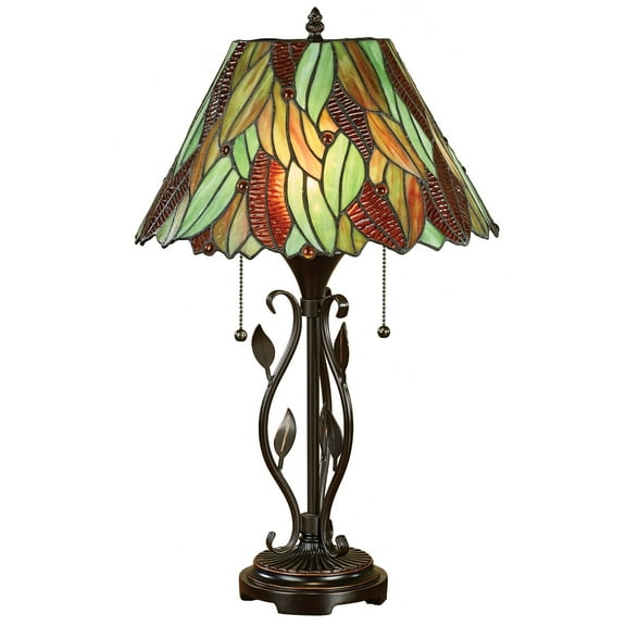 Alana Tropical Table Lamp Bronze