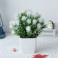 thumbnail image 3 of Artificial Plant Bonsai Anti-Fade Weather-resistant Fine Workmanship Easy Care Colorfast Decorative Multicolor Table Centerpiece Potted Artificial Plant Home Decor, 3 of 7