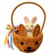 thumbnail image 4 of Yhmxh Organizadores y almacenamiento Cesta de Pascua tejida a mano para la compra de conejos, cesta de baño, cesta de mano, cesta de picnic al aire libre Almacenamiento de ducha, 4 of 5