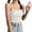White, variant on WTXUE Camisole Tops Sleeveless Tops Tank Tops Adjustable Strap Basic Solid V Neck Camisole With Built In Padded Bra Vest Cotton Tank Top Workout Tops for Women Crop Tank Tops for Women Black One Size