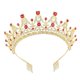 thumbnail image 4 of Tiara de boda con corona, tiaras de reina, para mujer, cabello elegante Estilo C, 4 of 9