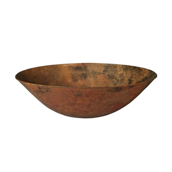 Novatto TCV-003NAORB Bilboa Copper Vessel Sink & Oil Rubbed Bronze Strainer Drain