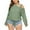Green, variant on ZyeKqe Women Summer Jacket Long Sleeve Hooded Sweat Shirts Zip up Thin Sun Protection Loose Fitted Outwear Sun Shirt
