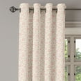 thumbnail image 3 of Ambesonne Vintage Grommet Curtain, Old Fashioned Floral, 50" x 63", Rose Pale Green White, 3 of 6