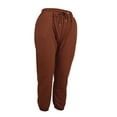 thumbnail image 3 of Female Trousers Elastic High Waist Sweatpants Ankle Banded Pants, 3 of 4