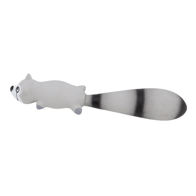 Chiot Squeaky, Latex Chien Jouet Interactif Gratuit Forme d'Animal pour l'Extérieur Noir Blanc