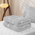 thumbnail image 5 of Erosebridal Southwestern Arrow Zipper Full Size Comforter Sets with Fitted Sheet and 2 Pillowcases, Retro Farmhouse Zipper Bedding Set, Light Gray White, Reversible, 5 of 7