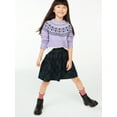 thumbnail image 2 of Free Assembly Girls Tiered Plaid Mini Skirt, Sizes 4-18, 2 of 5