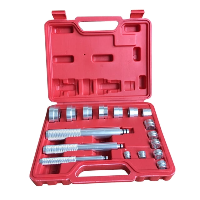 koolsoo 17 Pcs Wheel Bearing Race Seal Driver Installer Remover Wheel Axle Bushing Tool