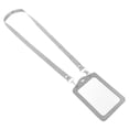 thumbnail image 3 of Weiweiguan Portable ID Cards Holder Lanyard Work Cards Protective Cover Double-sided Cards Holder, 3 of 6