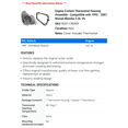thumbnail image 2 of Engine Coolant Thermostat Housing Assembly - Compatible with 1995 - 2001 Nissan Maxima 3.0L V6 1996 1997 1998 1999 2000, 2 of 2