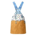 thumbnail image 5 of OSOLU Overall Dress For Girls Adjustable Straps Ice Cream Printed Loose Fit Suspender Dress With Pockets Kids Girl Summer Clothes 4-13Y, 5 of 7