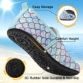 thumbnail image 2 of JOINFREE Baby Quick Dry Water Shoes Kids Non Slip Swim Sock Shoes for Beach Pool, 2 of 6