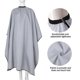 thumbnail image 3 of Barber Cape, Hair Salon Cape With Adjustable Metal Clip, Shampoo Hair Cutting Cape For Barbers And Stylists - 55 X 63 Inches Barber Home Use Gift, 3 of 4