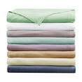 thumbnail image 3 of Madison Park Modern Ring Spun Soft Cotton Twin Blanket in Navy, 3 of 6