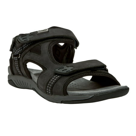 Propet - Propet Anderson - Sandals - Men's - Black/Red - Walmart.com