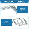 thumbnail image 3 of Uxcell 4Pcs Pasador de Acoplamiento para Remolque 3/8" x 2.8" Cuadrado Seguridad Bloqueo de Alambre, 3 of 7