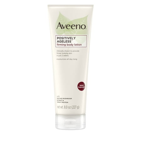 Aveeno Positively Ageless Anti-Aging Firming Body Lotion, 8 (Best Body Moisturizer For Aging Skin)