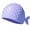 A-1715Light Purple, variant on MEZZALL Cute Cartoon Non- Constricting Head Ear Protecting Caps Boys Girls Fashionable Silicone Swimming Caps (5Y 12Y) Toddler Beachwear Relaxed Fit / 5Y-12Y