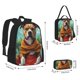 thumbnail image 2 of Balery Meditating French Bulldog Mochila Escolar 3 en 1 para Niños - Mochila Resistente con Lonchera Térmica y Estuche - Mochila Escolar para Niños y Niñas, 2 of 7