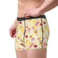 thumbnail image 3 of Wukai Rabbit And Balloon Print Men’s Underwear Breathable Boxer Briefs,&nbsp;Moisture Wicking & Breathable-Small, 3 of 7