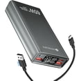thumbnail image 1 of Power Bank 20000mAh Metal para Lapto Carga Rápida 65W USB-C Cargador Portátil,PD QC Batería Portátil de 3 Salidas para MacBook Thinkpad iPad Tablet iPhone 16 15 14 13 Pro Samsung, etc., 1 of 5