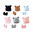 thumbnail image 2 of Juego De 6 Sombreros Para Bebés, Guantes Antiarañazos Para R Caqui 0-3 M Belug Multicolor, 2 of 5