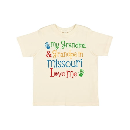

Inktastic Missouri Grandma Loves Me Gift Toddler Boy or Toddler Girl T-Shirt