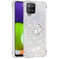thumbnail image 3 of Samsung Galaxy A22 4G Case (Not 5G),Creativity Clear Quicksand Glitter Flowing Liquid Floating Soft TPU Case w/Stand Bling Diamond Sparkle Phone Cover for Samsung Galaxy A22 4G  Colorful, 3 of 14