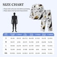 thumbnail image 3 of KLL Animal Bird Sleepwear Mens Flannel Pajamas,Long Cotton Pj Set, 3 of 7