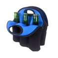 thumbnail image 1 of Paquete de 6 enfriadores de cerveza, portabebidas con aislamiento, portabotellas de neopreno extra grueso con asa, 1 of 8