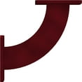 thumbnail image 3 of Ekena Millwork 2"W x 7"D x 7"H Bradford Steel Bracket, Hammered Bright Red, 3 of 12