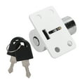thumbnail image 3 of 3Ring White Safety Lock Sliding Window AntiThef Buckle for Plastic Steel Window Home, 3 of 14