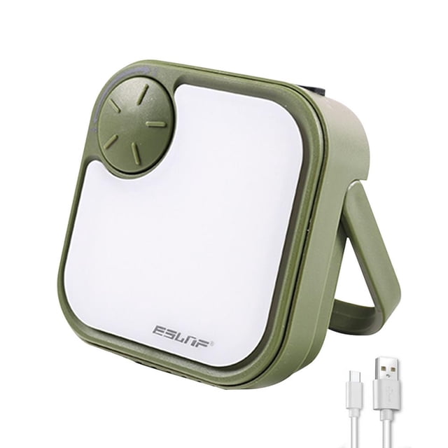 Linterna recargable para tienda de campaña para viajes de senderismo al aire libre (verde militar) Ehuebsd Para estrenar