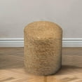 thumbnail image 2 of IVV Natural Seagrass Foot Stool, Hand Weaving Round Ottoman, for Living Room, Indoor/Outdoor Seat - 14"Dia x 16"H, 2 of 6