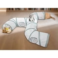 thumbnail image 3 of Cat Tunnels Tube for Indoor Cats, Collapsible Cat Tunnel with Fun Faucet Design, Interactive Pop-up Play Tube for Indoor Cats & Kittens, Foldable Hideout Channel Toy, Pet Supplies for Chinchillas E, 3 of 5
