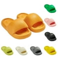 thumbnail image 1 of Pillow Slippers for Women Men Non-Slip Quick Drying Bathroom Shower Sandals Thick Sole Cloud Slides Indoor & Outdoor, 1 of 7