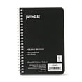 thumbnail image 2 of (4 pack) Pen+Gear Memo Book, 4x6, Narrow Ruled, 80 Sheets, Black, Spiral Bound, Paper Cover, 2 of 5