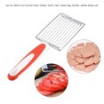 thumbnail image 3 of Cortador De Fiambre De Acero Inoxidable, Herramienta De Corte De Alimentos Segura Y Resistente, Rebanador De Carne Suave Para Cocina, 3 of 7