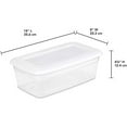 thumbnail image 2 of STERILITE 6-Quart Storage Bin Shoe Box - Clear 4 pack, 2 of 9