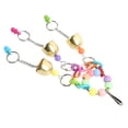 thumbnail image 4 of Bird Swing Bells Toy, Bite Resistant Bird Bells Toy Relieve Anxiety Attractive Colorful  For Parrots, 4 of 8