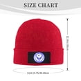 thumbnail image 3 of U.S. Air Force Veteran Unisex Knitted Hats Fashionable Autumn And Winter Warm Beanie Knitted Hip-Hop Hat, 3 of 5