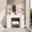 White, variant on The white vanity with LED mirror is equipped with a hair dryer rack, and the vanity in the bedroom and dressing room is equipped with a dressing pad