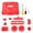 Transparent Red, variant on M Buder Replacement Shell Case for Nintendo N64 Console Translucent Red Retro Video Game Housing