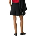 thumbnail image 2 of Theory womens  Pleated Linen-Blend Short, 2, 2 of 3