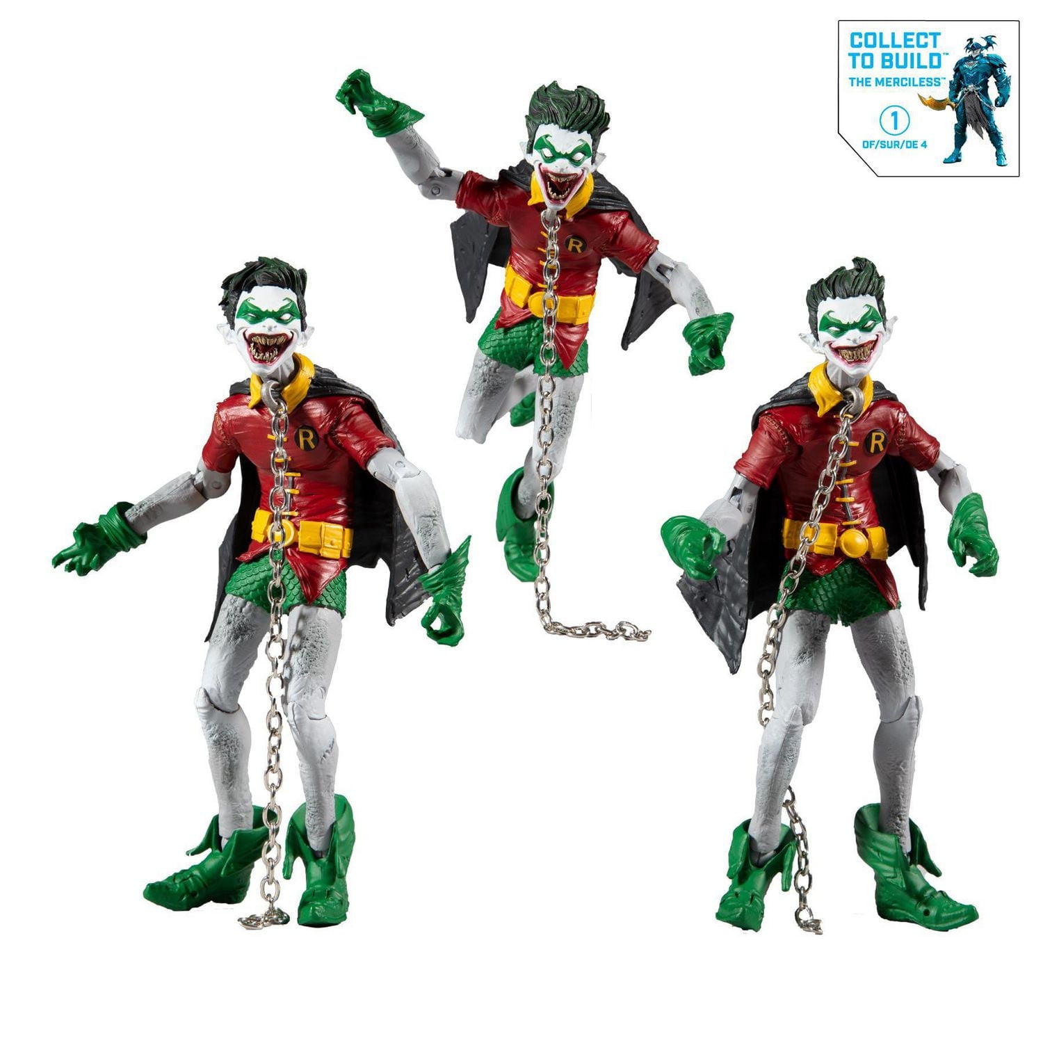 McFarlane Toys - DC Multiverse - Robin Earth-22 (Dark Nights: Metal) Action Figure with Build-A Parts for 'The Merciless' Figure