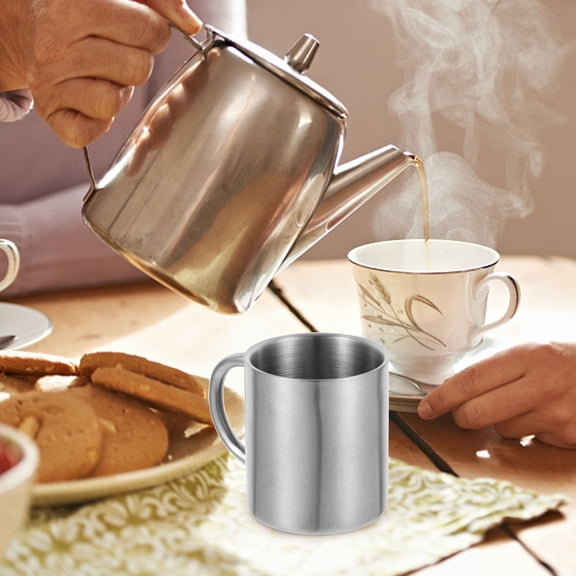 CHICHUMID coffee mug Portable Water Mug Stainless Steel Practical Picnic 1Pack Back to School